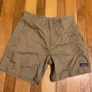 khaki Patagonia shorts